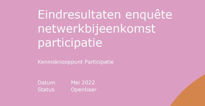 Bericht Groen licht voor participatiebijeenkomst met praktijk en onderzoeksprofessionals bekijken